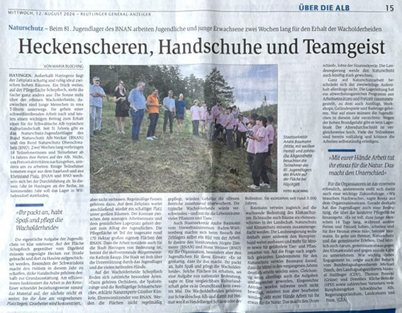 Zeitungsbericht ÖZL